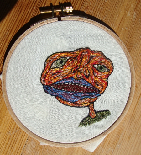 Filled lips and filed teeth